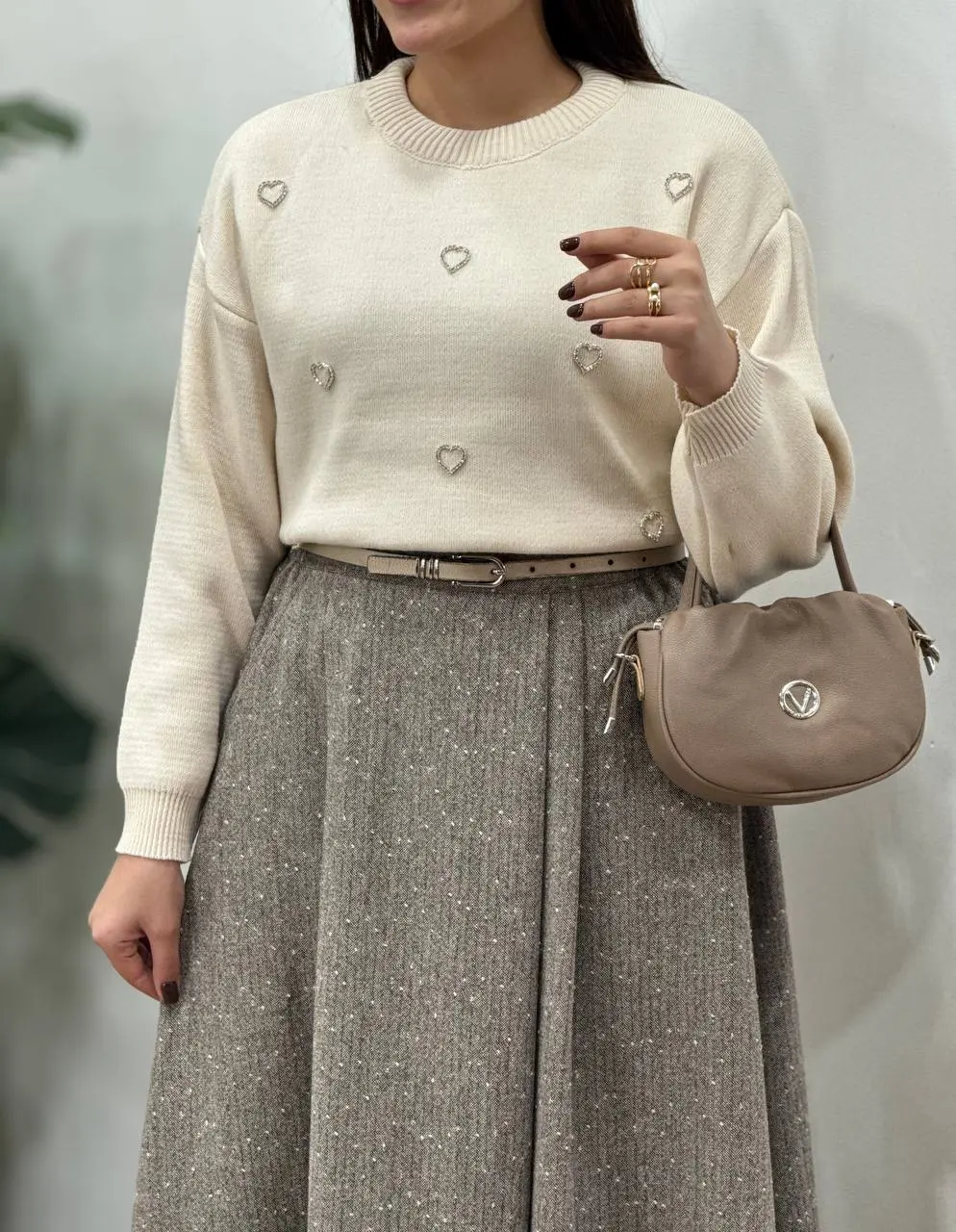 پلیوربافت زنانه ترک آیسو قلبی